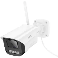 Hoco Caméra d'extérieur gun-type 3MP Full HD Wi-Fi D4 white