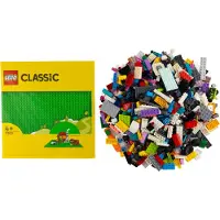 LEGO City Méga jeu de construction 1000 briques colorées, briques spéciales + 1 plaque verte - NOUVEAU ! Pièces 1000x