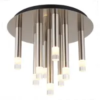 Globo Suspension design Ryan Nickel 9 lumières