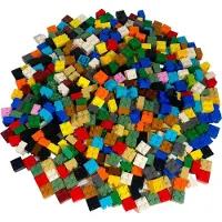 LEGO : mélange multicolore 2x2 briques, 1000 pièces