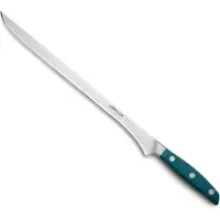 Arcos BROOKLYN HAM KNIFE - Couteau long et fin à lame flexible et à tranchant lisse. Spécialement conçu pour couper le jambon et autres gros morceaux de viande.