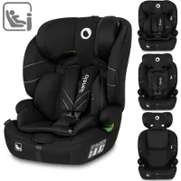 Lionelo siège auto Levi One i-Size , dernière norme de sécurité R129 i-Size, ajustement universel, s'adapte à toutes les voitures - Noir