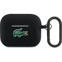 Lacoste Liquid Silicone Croc Logo Case pour AirPods Pro 2 noir