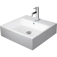 Duravit Vasque à poser VERO AIR m ÜL HLB geschli 500x470mm 1 HL blanc (470 mm, 500 mm)
