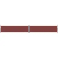 Syfax Auvent latéral rétractable Marron 160x1200 cm