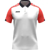 Jako Polo Dynamic Hommes - Blanc / Corail / Marine