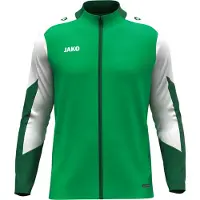 Jako Veste en polyester pour enfants Dynamic - 9370, Couleur:vert/blanc/vert foncé, Taille:128