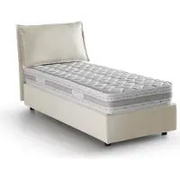 Talamo Italia Arzon - Lit Simple, Beige, Matelas Inclus Italy