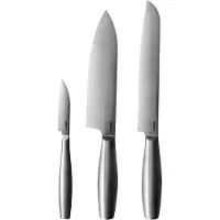 Boska set de couteaux de cuisine Copenhagen 3 pcs, couteaux, acier inoxydable, argenté, 357686