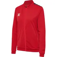 Hummel Veste de survêtement 'Authentic' rouge foncé / blanc