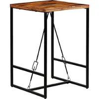 Prolenta Maison Exclusive - Table de bar en bois massif recyclé 70 x 70 x 106 cm