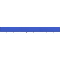 Syfax Paravent 9 panneaux Tissu 1200 x 120 cm Bleu azuré