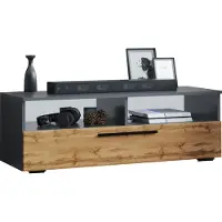 VCM Meubles Meuble Télévision | Planchers | Meuble Meuble Télévision avec espace de rangement suffisant | Dimensions H. 39 x W. 115 x D. 40 cm | Fernseh Furniture – Arila XL
