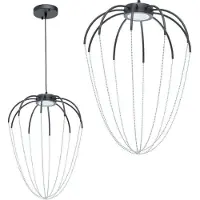Toolight Lampe Suspendue APP1477 Black