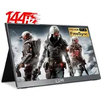 US Lipa HDR-60 Portable Monitor Full HD 17,3 pouces - 144 Hz - Moniteur portable pour ordinateur portable - Moniteur de jeu - Ecran externe