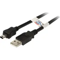 Efbe-Schott K5251SW.1,8 USB2.0 Kabel A-Mini B (5polig),St.-St.,1,8m,sw,Premium