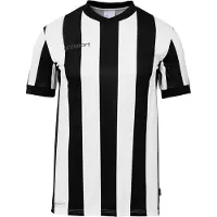 Uhlsport Retro Stripe Short Sleeve T-shirt Noir 9-10 Years Garçon