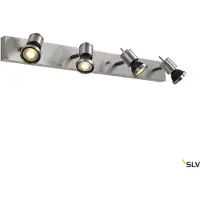 SLV Asto Spot IV 147444 Ceiling floodlight HV halogen GU10 300 W Aluminium (brushed)