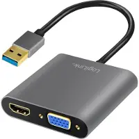 Logilink UA0234 Adaptateur graphique USB 3.0 - HDMI/VGA, noir