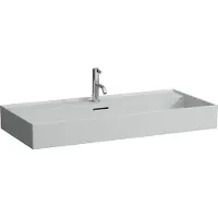 Laufen Kartell lavabo à poser, 3 trous pour robinet, avec trop-plein, 1000x460mm, H8163377591081
