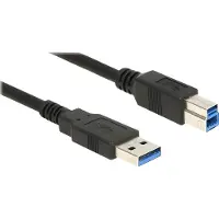 DeLOCK 85070 3.0 5 M Usb-a To Usb-b Cable Argenté