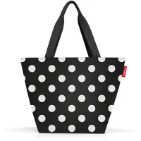 Reisenthel sac shopper Shopper Dots White noir