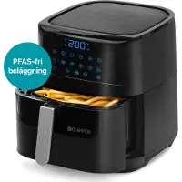 Ginza.se Friteuse à air XL Céramique 5,5L 1800W AF600 Noir