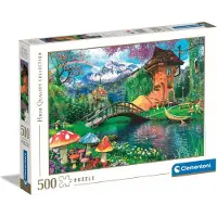 Clementoni puzzle 500 pièces HQC La vieille maison de chaussures 35522