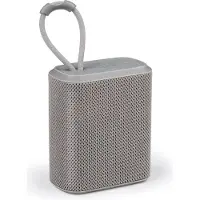 Sonstiges Haut-parleur Bluetooth 5.3 Boîte à musique sans fil avec AUX et radio FM - Boîte de fête avec 4 heures d'autonomie - Compact et léger - Gris