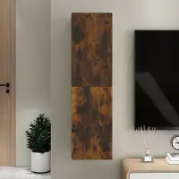 Prolenta Maison Exclusive - Meuble TV en chêne fumé 30,5 x 30 x 110 cm