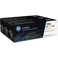 HP 305A (CF370AM) - 3-couleurs - Toner - Multipack