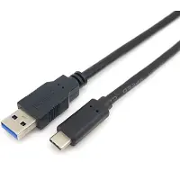Equip 128344 câble USB USB 3.2 Gen 1 (3.1 Gen 1) 2 m USB A USB C Noir