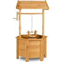 Relaxdays Fontaine en bois pour le jardin, RD 20755