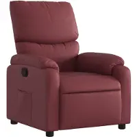 Sonstiges Fauteuil inclinable Rouge bordeaux Similicuir