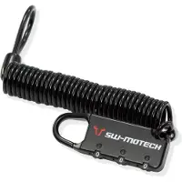 SW-Motech Antivol à câble sacoches de moto 180 cm ANTIVOL AVEC CODE CHIFFRÉ