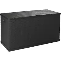 Toomax Rattan Boîte de rangement 420 l, plastique, graphite Z0162R0--4100