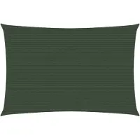 The Living Store Voile d'ombrage 160 g/m² vert foncé 2,5x4 m HDPE