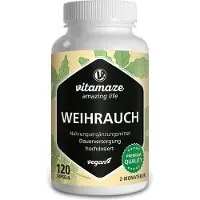 Vitamaze GmbH Vitamaze Encens 900 mg, gélules végétaliennes hautement dosées, 120 gélules