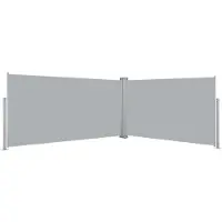 Syfax Auvent latéral rétractable 160x600 cm Gris