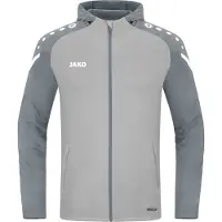 Jako Veste à capuche Performance enfants - Soft Grey / gris pierre