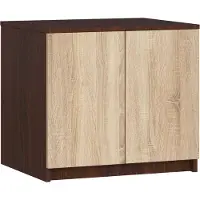 Akord Nadstavning pour armoire S60 Étoile Wenge/Sonoma chêne 60 cm avec étagère et auto-montage