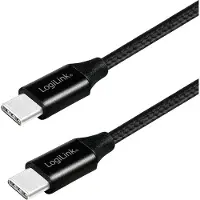Logilink CU0154 Câble USB 2.0, USB-C - USB-C mâle, 1,0 m