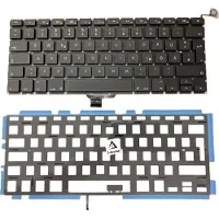 T-ProTek FRANÇAIS - Clavier noir avec éclairage compatible avec MacBook Pro 13" A1278 Mid-2012