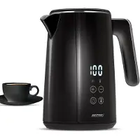MPM Bouilloire électrique à température réglable, sans fil, MCZ-120/C noir