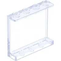 LEGO 1x4x3 Panneaux de fenêtres Transparents pour maison, bâtiment - 60581 NOUVEAU Quantité 100x