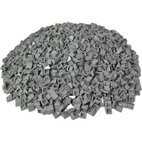 LEGO 1x1x2/3 Tuiles inclinées Transparent Gris clair - 54200 NOUVEAU ! Quantité 100x