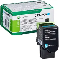 Lexmark C232HC0 - Cyan - Toner - Grande capacité