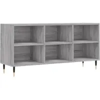 vidaXL Armoire TV Gris Sonoma 103,5x30x50 cm Bois composite