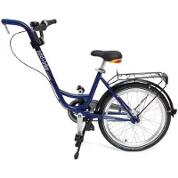 Roland Trailer add + bike bleu, 20", moyeu à 3 vitesses avec frein à main Roue libre
