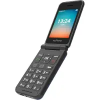 Myphone FLIP LTE : Téléphone portable pour seniors, doté d'un bouton SOS, compatible VoLTE, batterie 1000 mAh